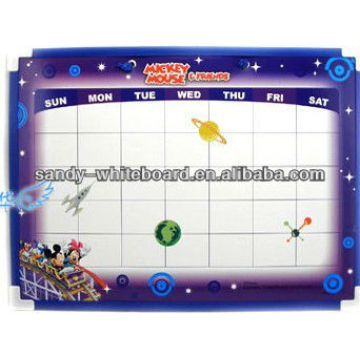 OEM plastic drawing and writting whiteboard